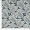 Palm Marine - Blue Leaves,Tropical & Botanical Upholstery Fabric 54 Inches"